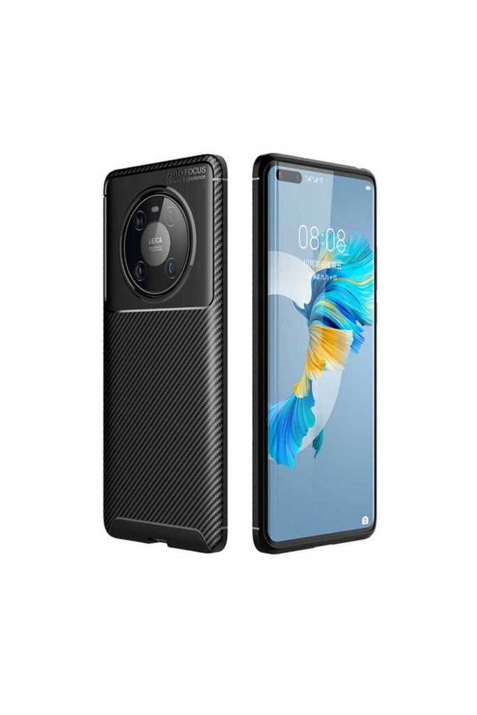 [RNZ-TA48655] Huawei Mate 40 Pro Uyumlu Kılıf Zore Negro Silikon Kapak (Siyah)