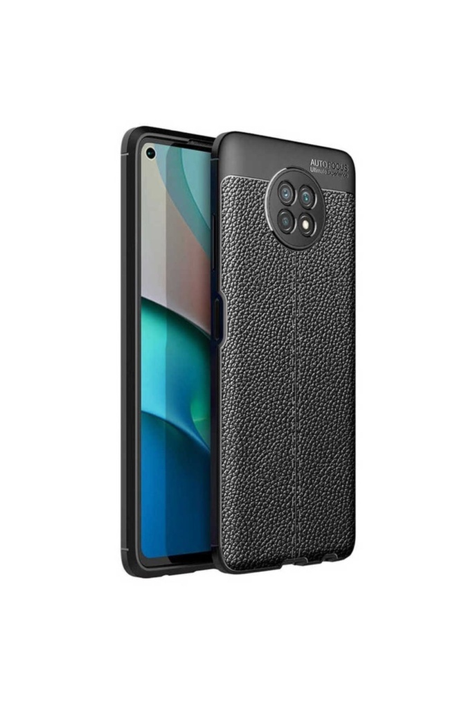 [RNZ-TA48874] Xiaomi Redmi Note 9 5G Uyumlu Kılıf Zore Niss Silikon Kapak (Siyah)