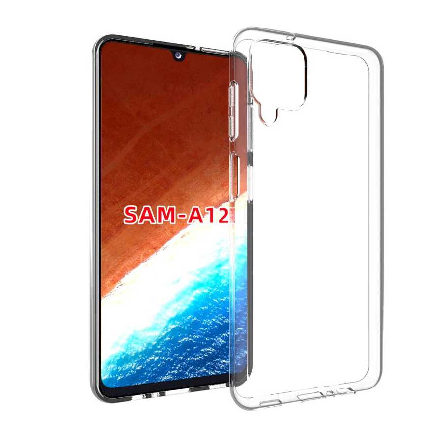 [RNZ-TA48887] Samsung Galaxy A12 Uyumlu Kılıf Zore Süper Silikon Kapak