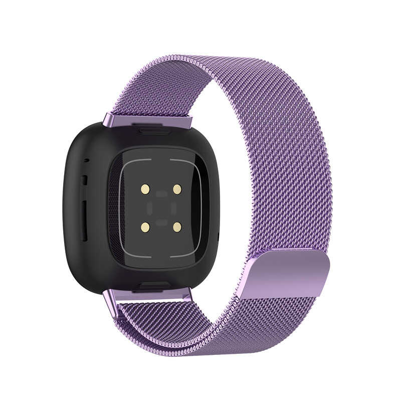 Xiaomi  Amazfit Pace Uyumlu Kordon Hasır Metal Mıknatıslı Zore KRD-12 Kayış