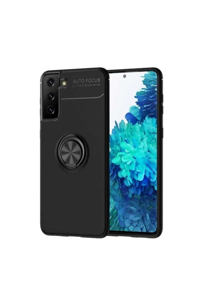 [RNZ-TA49313] Samsung Galaxy S21 Uyumlu Kılıf Zore Ravel Silikon Kapak (Siyah)