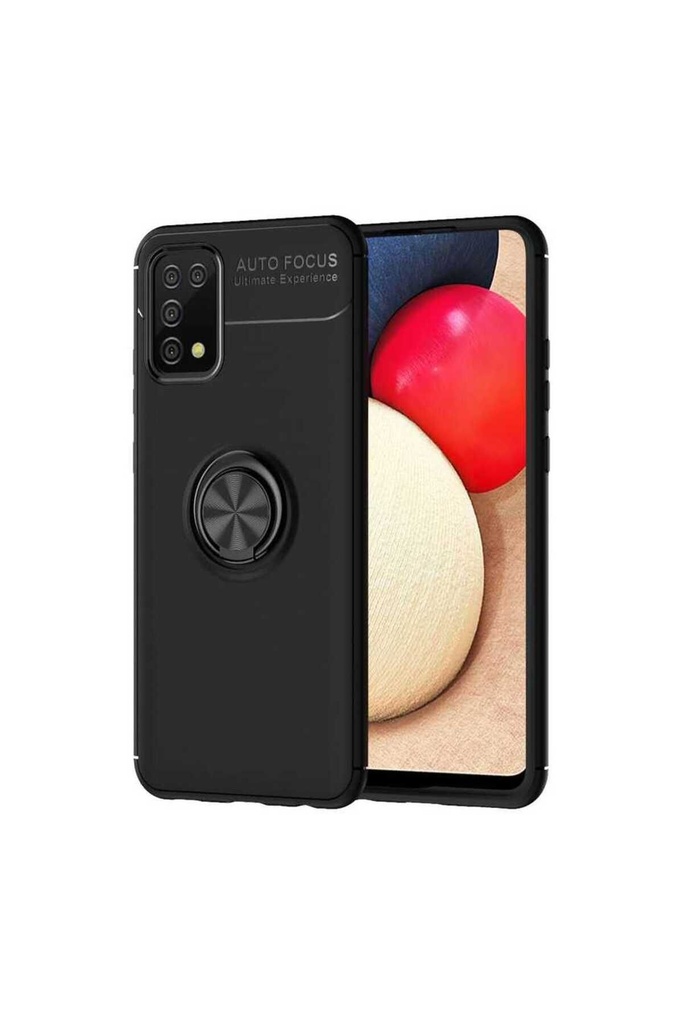 [RNZ-TA49331] Samsung Galaxy A02S Uyumlu Kılıf Zore Ravel Silikon Kapak (Siyah)