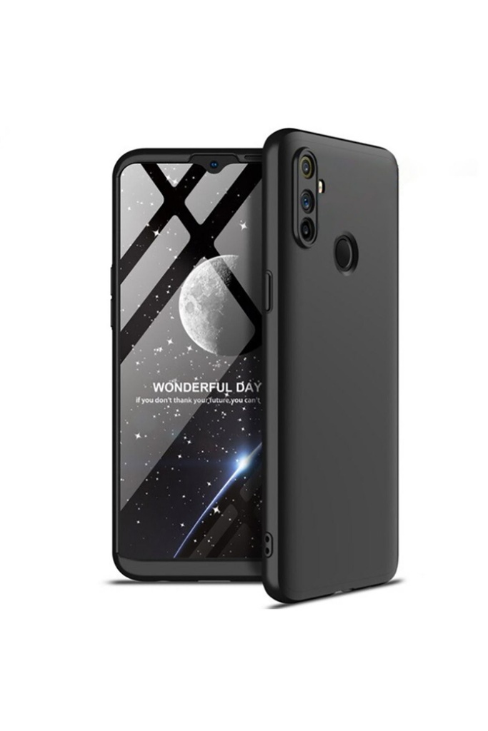 [RNZ-TA49351] Realme 5İ Uyumlu Kılıf Zore Ays Kapak (Siyah)