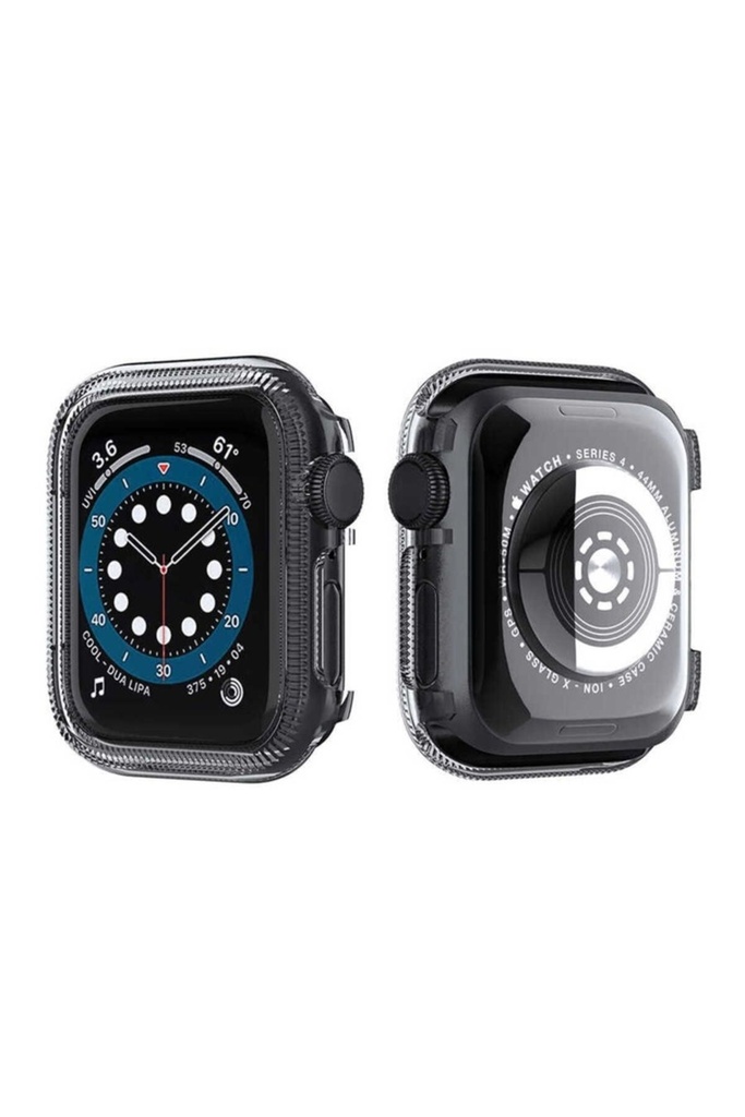 [RNZ-TA49086] Apple Watch 42mm Uyumlu Zore Watch Gard 03 Kasa Koruyucu (Siyah)