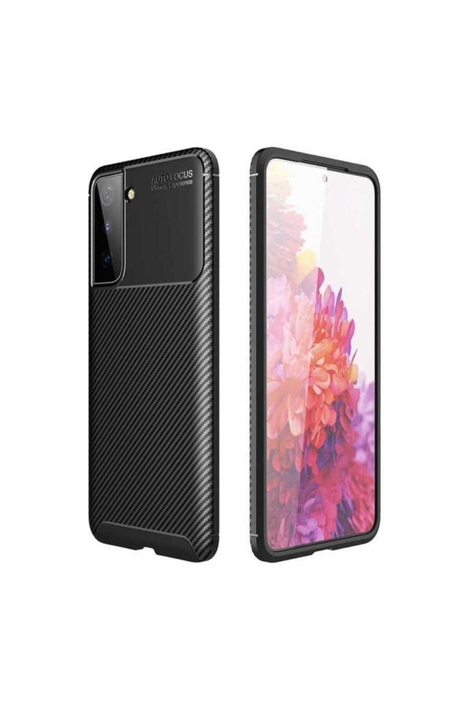 [RNZ-TA49172] Samsung Galaxy S21 Uyumlu Kılıf Zore Negro Silikon Kapak (Siyah)