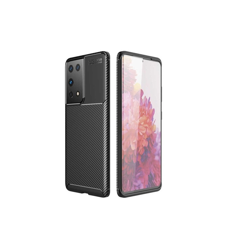 [RNZ-TA49178] Samsung Galaxy S21 Ultra Uyumlu Kılıf Zore Negro Silikon Kapak (Siyah)