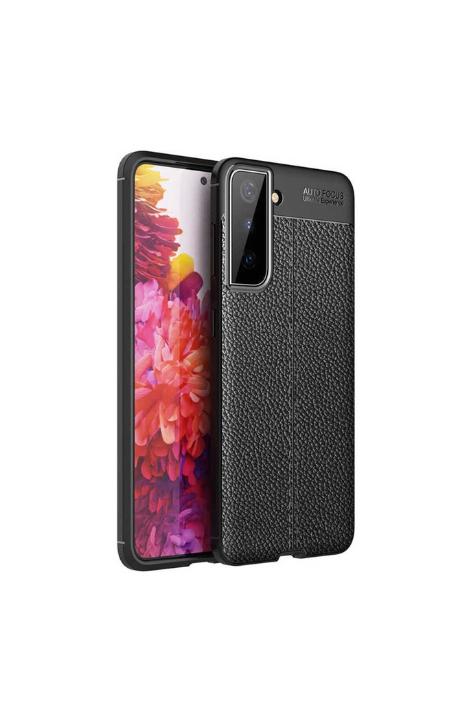 [RNZ-TA49192] Samsung Galaxy S21 Plus Uyumlu Kılıf Zore Niss Silikon Kapak (Siyah)