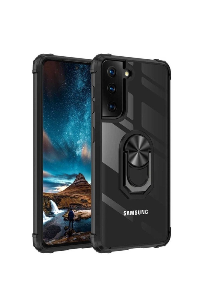 [RNZ-TA49464] Samsung Galaxy S21 Plus Uyumlu Kılıf Zore Mola Kapak (Siyah)