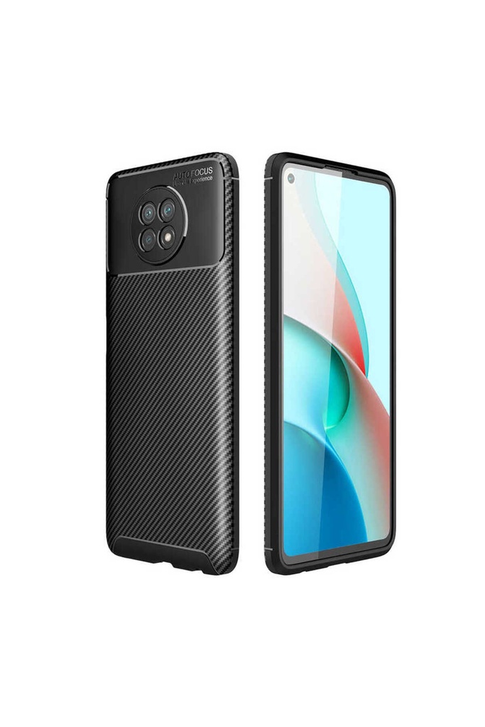 [RNZ-TA49469] Xiaomi Redmi Note 9 5G Uyumlu Kılıf Zore Negro Silikon Kapak (Siyah)