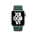 ​​​Apple Watch 42mm Uyumlu Kordon Suni Deri Baklalı KRD-34 Kayış