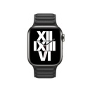 ​​​Apple Watch 40mm Uyumlu Kordon Suni Deri Baklalı KRD-34 Kayış