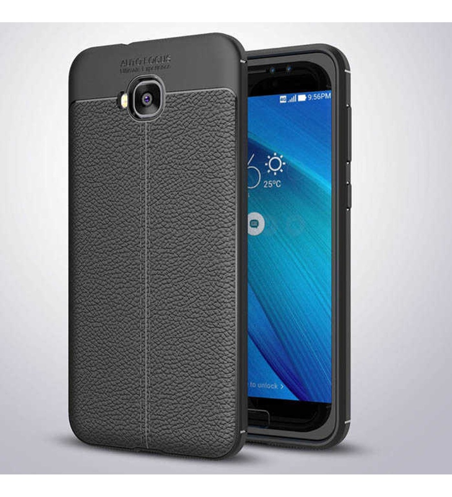 [RNZ-TA386] Asus Zenfone 4 Selfie ZD553KL Uyumlu Kılıf Zore Silikon Niss Kapak (Siyah)
