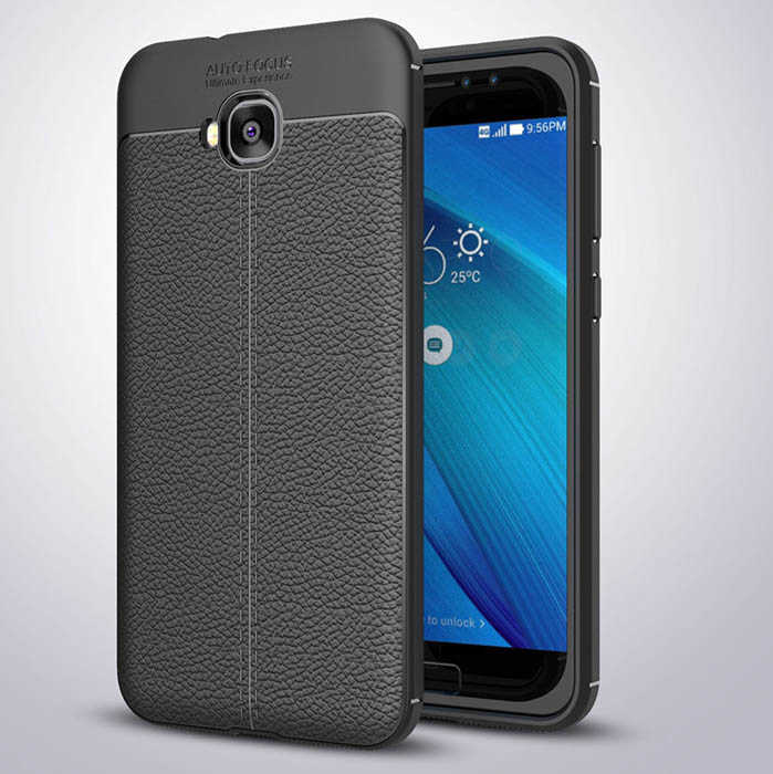 [RNZ-TA386] Asus Zenfone 4 Selfie ZD553KL Uyumlu Kılıf Zore Silikon Niss Kapak (Siyah)