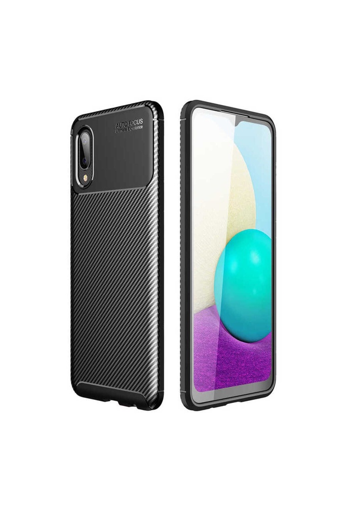 [RNZ-TA52147] Samsung Galaxy A02 Uyumlu Kılıf Zore Negro Silikon Kapak (Siyah)