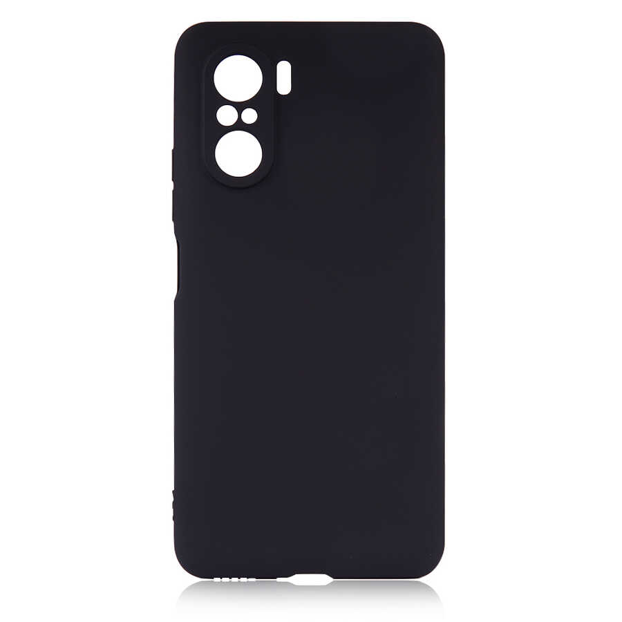 [RNZ-TA53411] Xiaomi Poco F3 Uyumlu Kılıf Zore Premier Silikon Kapak (Siyah)