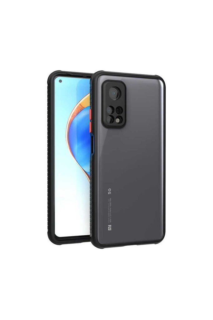 [RNZ-TA52861] Xiaomi Mi 10T 5G Uyumlu Kılıf ​​Zore Kaff Kapak (Siyah)