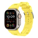 Apple Watch Ultra 49mm Uyumlu Kordon Silikon Yumuşak Esnek Metal Klipsli KRD-92 Kayış