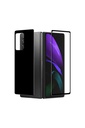 Samsung Galaxy Z Fold 2 Uyumlu Zore Ön Arka 5D Full Yapışkanlı Temperli Ekran Koruyucu