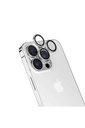 Apple iPhone 15 Pro Uyumlu Zore Safir CL-15 Parmak İzi Bırakmayan Anti-Reflective Kamera Lens Koruyucu