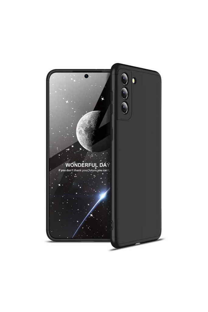 [RNZ-TA51672] Samsung Galaxy S21 Plus Uyumlu Kılıf Zore Ays Kapak (Siyah)