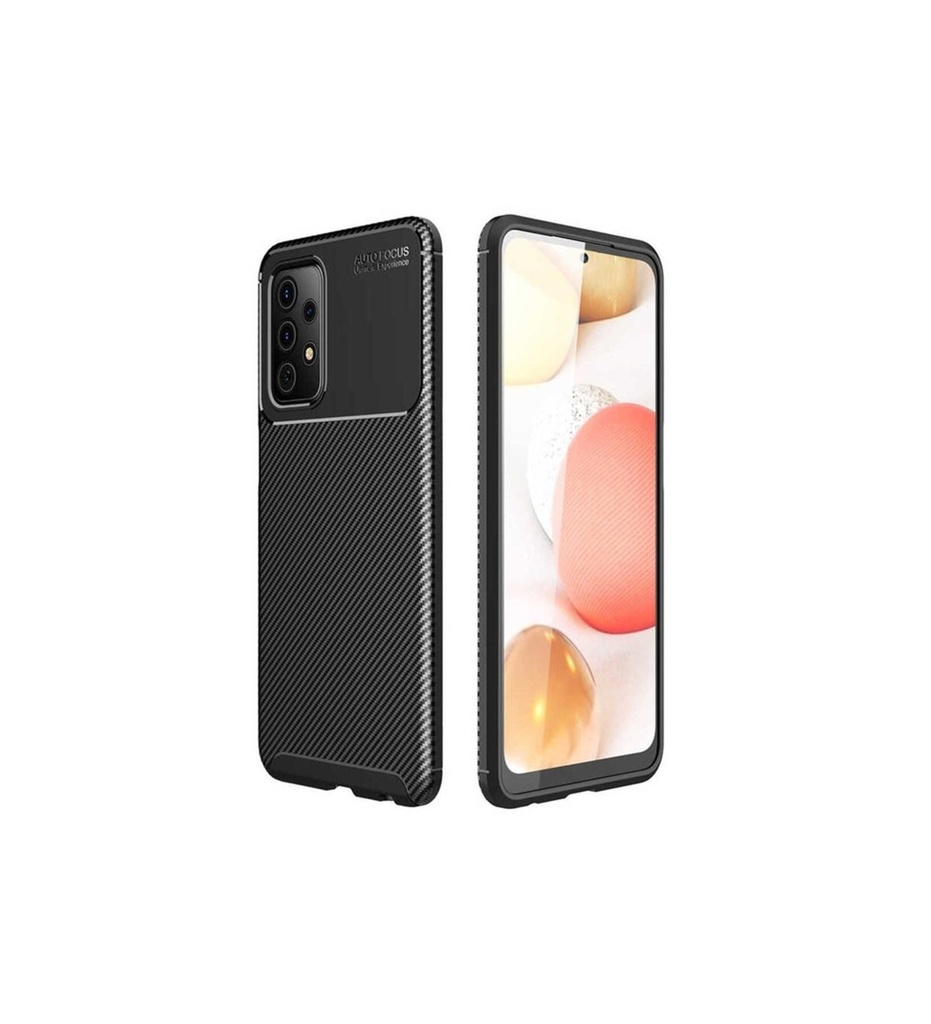 [RNZ-TA51440] Samsung Galaxy A52 Uyumlu Kılıf Zore Negro Silikon Kapak (Siyah)