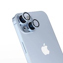 Apple iPhone 15 Plus Uyumlu Zore Safir CL-15 Parmak İzi Bırakmayan Anti-Reflective Kamera Lens Koruyucu