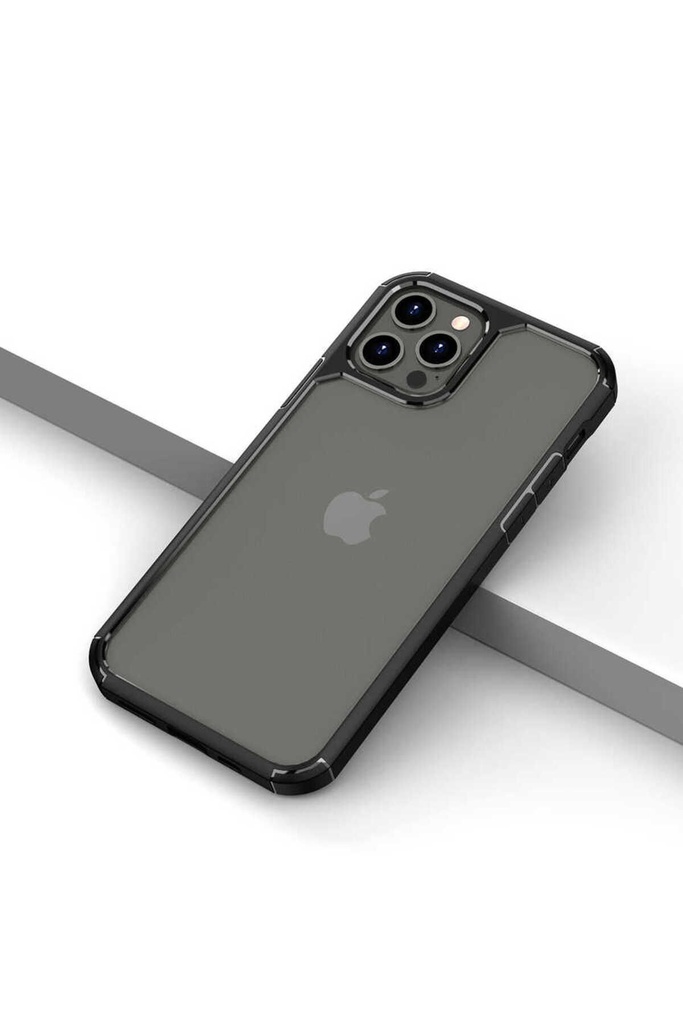[RNZ-TA51539] Apple iPhone 12 Pro Uyumlu Kılıf Zore Roll Kapak (Siyah)