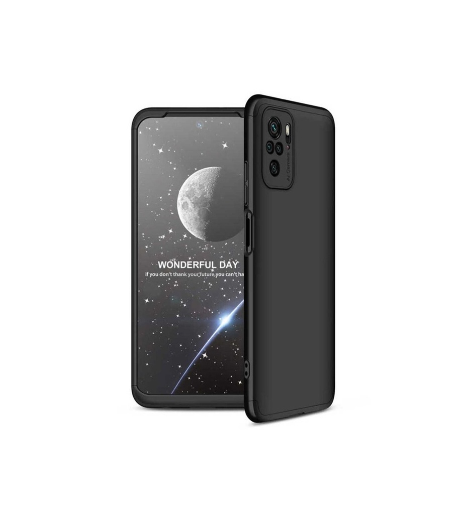 [RNZ-TA52581] Xiaomi Redmi Note 10S Uyumlu Kılıf Zore Ays Kapak (Siyah)