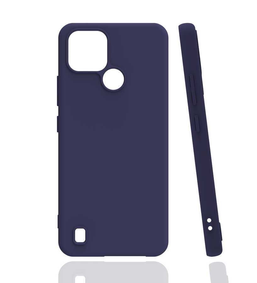 Realme C21 Uyumlu Kılıf Zore Biye Silikon
