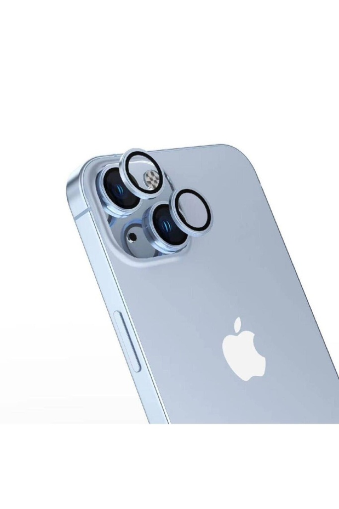 Apple iPhone 15 Uyumlu Zore Safir CL-15 Parmak İzi Bırakmayan Anti-Reflective Kamera Lens Koruyucu