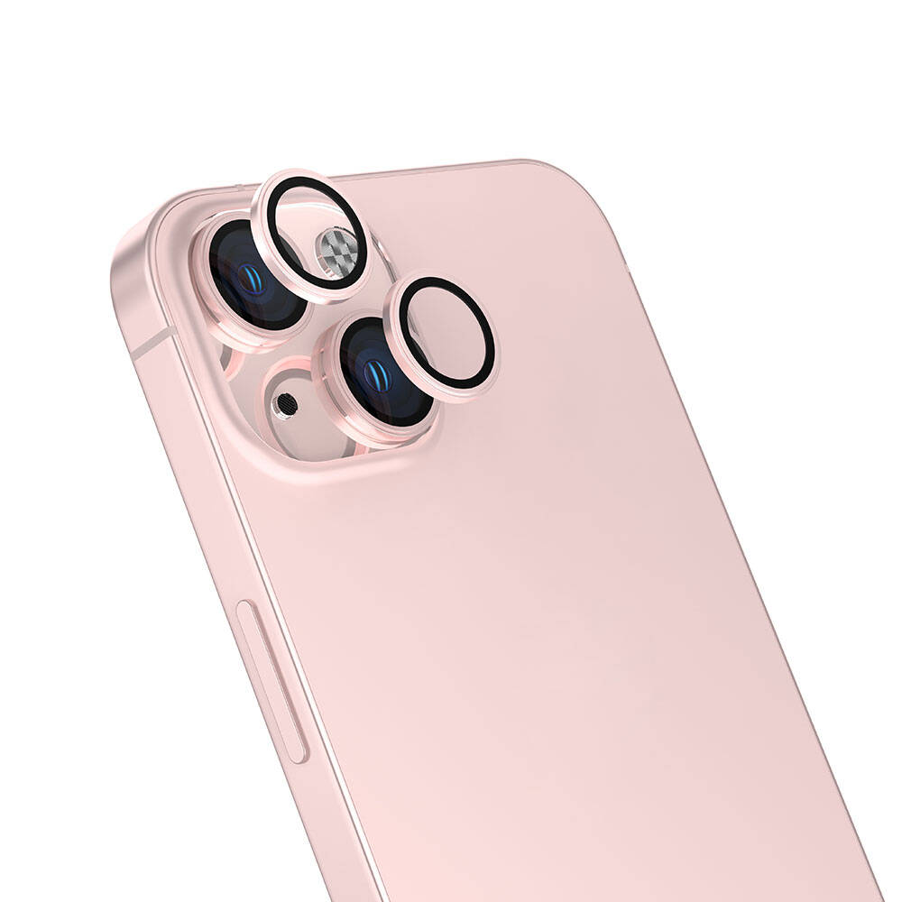 Apple iPhone 15 Uyumlu Zore Safir CL-15 Parmak İzi Bırakmayan Anti-Reflective Kamera Lens Koruyucu