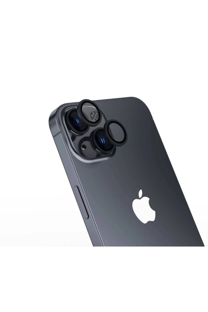 Apple iPhone 15 Uyumlu Zore Safir CL-15 Parmak İzi Bırakmayan Anti-Reflective Kamera Lens Koruyucu