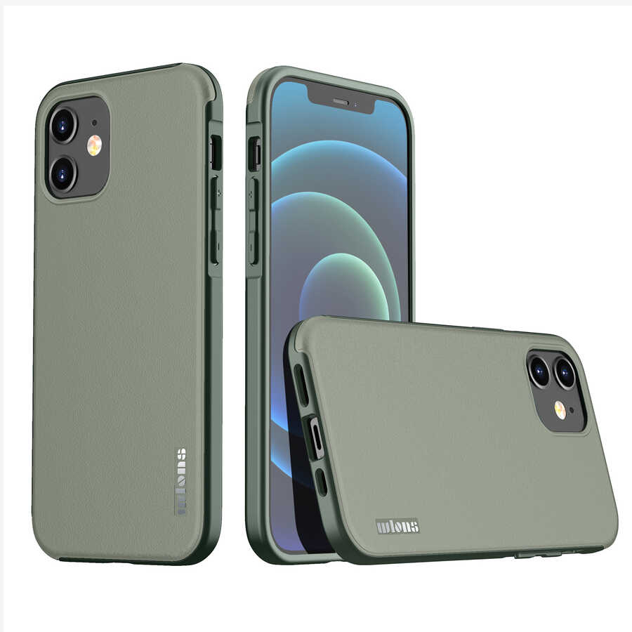 Apple iPhone 12 Uyumlu Kılıf Wlons Hill Kapak