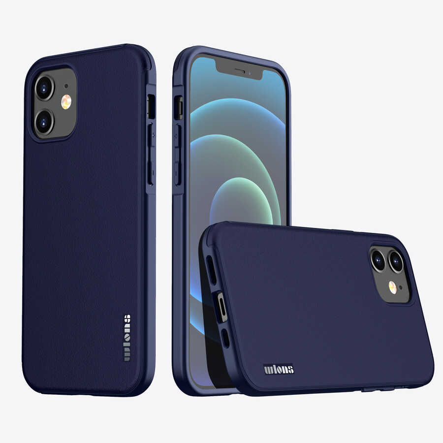 Apple iPhone 12 Uyumlu Kılıf Wlons Hill Kapak