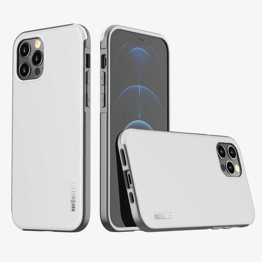 Apple iPhone 12 Pro Max Uyumlu Kılıf Wlons Hill Kapak