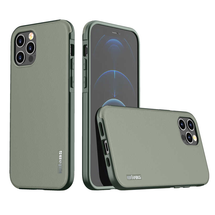 Apple iPhone 12 Pro Max Uyumlu Kılıf Wlons Hill Kapak