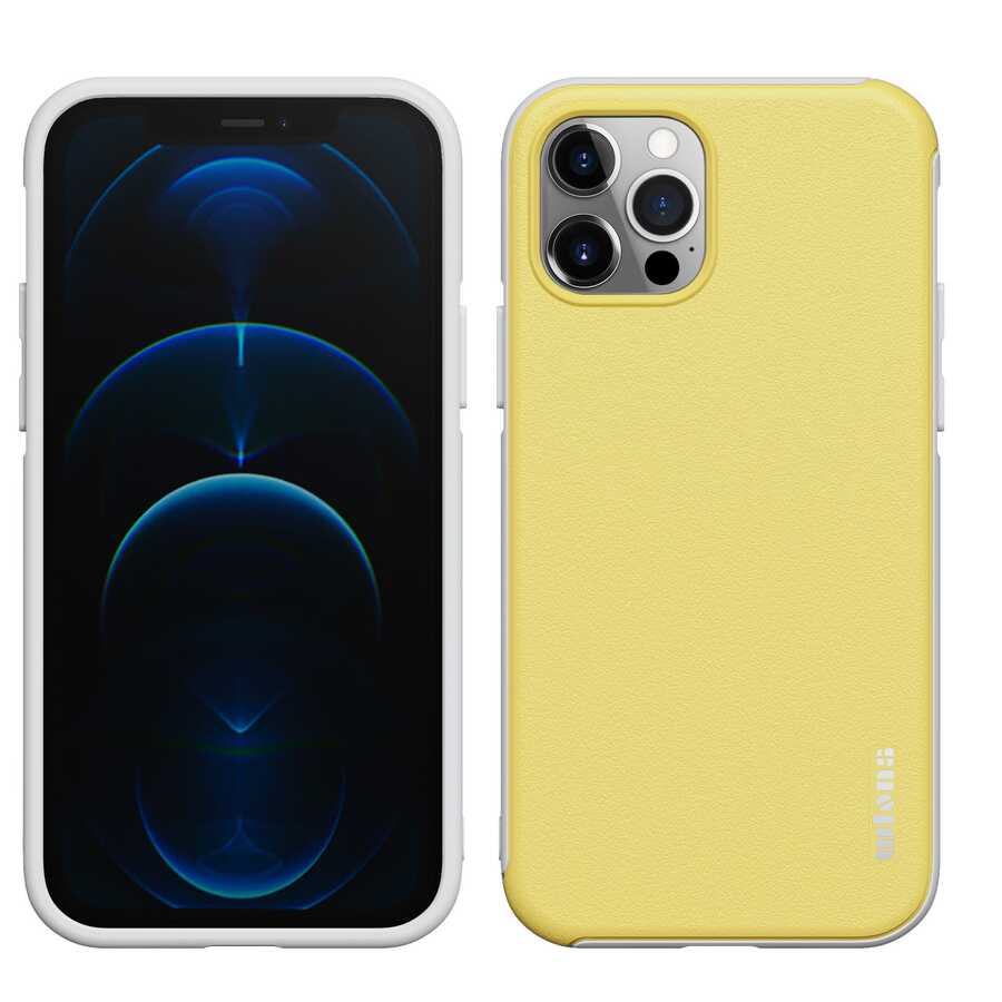 Apple iPhone 12 Pro Max Uyumlu Kılıf Wlons Hill Kapak