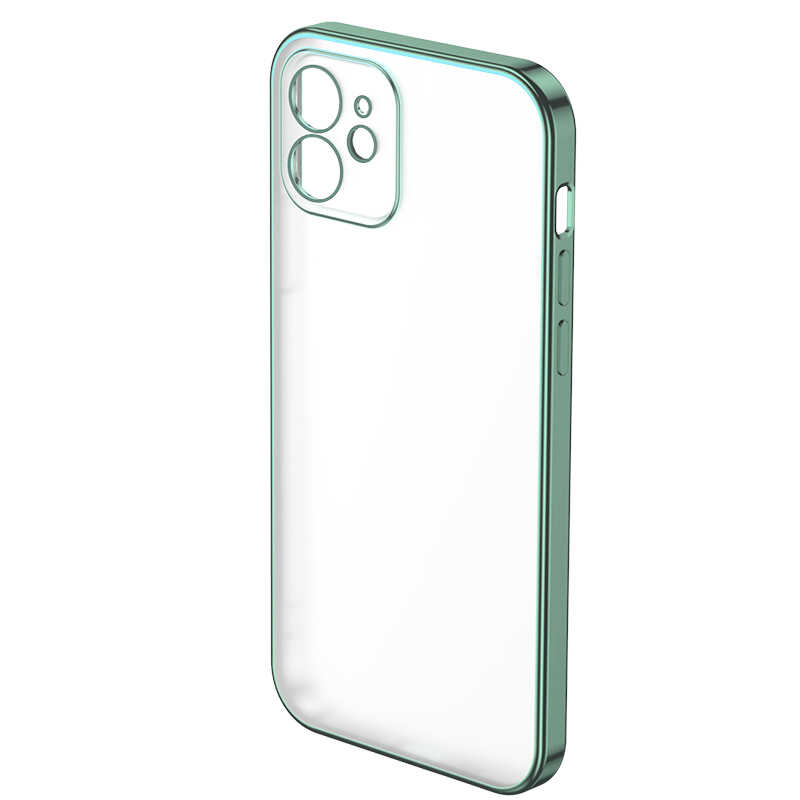 Apple iPhone 12 Uyumlu Benks Matte Electroplated TPU Kapak