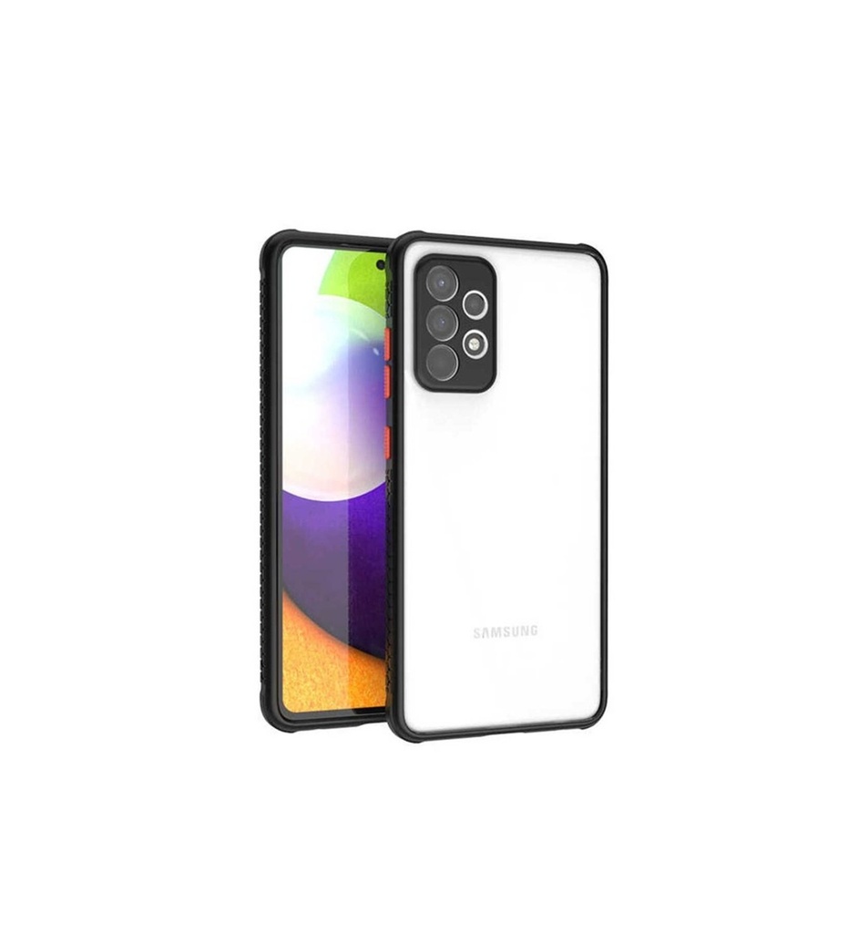 [RNZ-TA52851] Samsung Galaxy A52 Uyumlu Kılıf ​​Zore Kaff Kapak (Siyah)