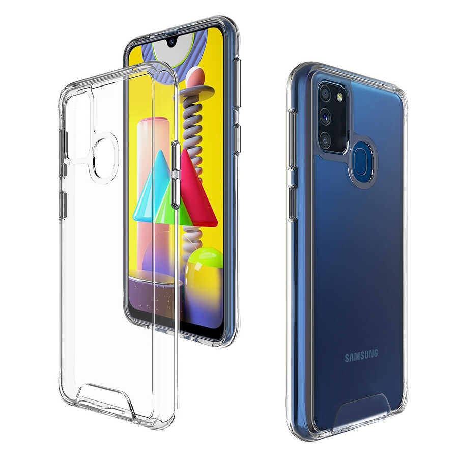 Samsung Galaxy M30S Uyumlu Kılıf Zore Gard Silikon