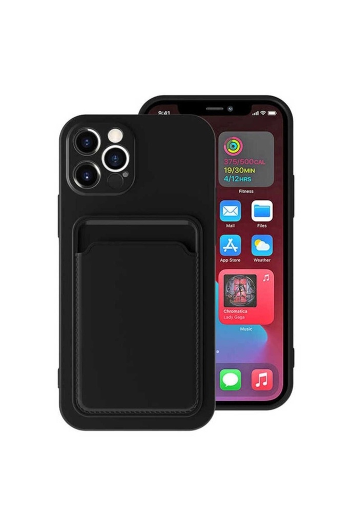 [RNZ-TA52753] Apple iPhone 12 Pro Uyumlu Kılıf ​​Zore Ofix Kapak (Siyah)