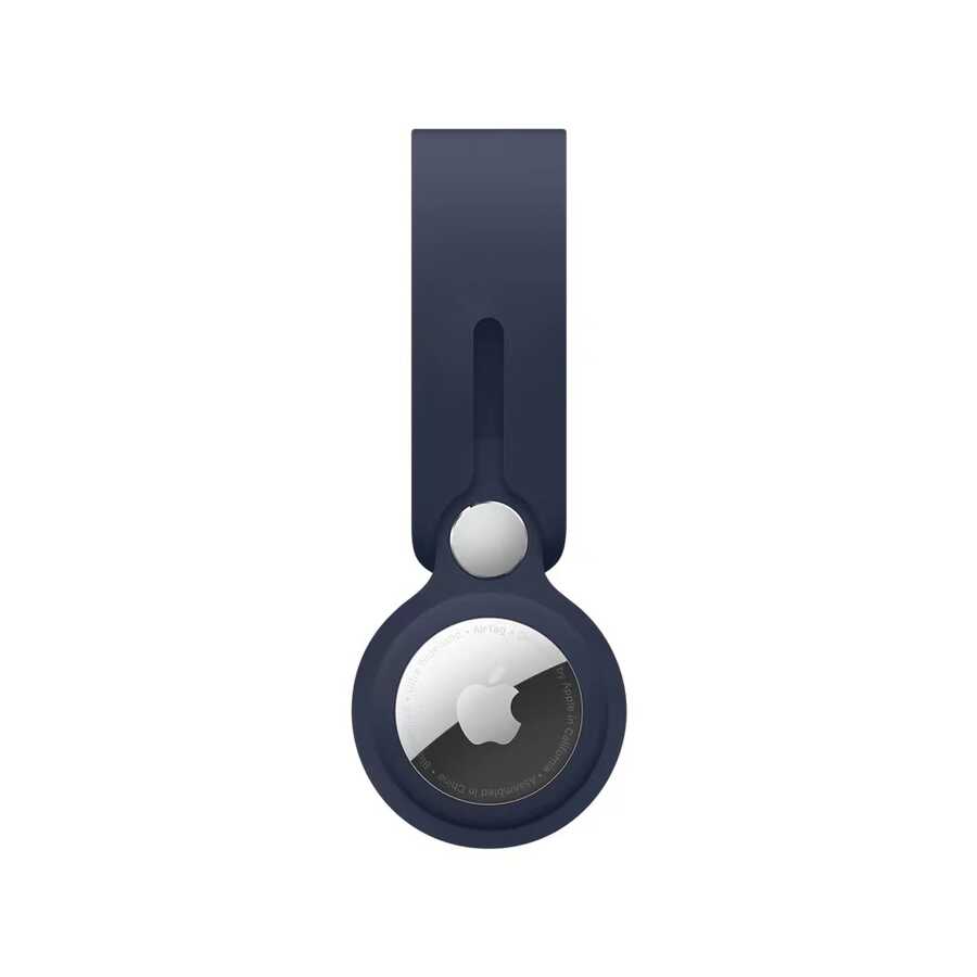 [RNZ-TA53769] Wiwu Silikon Loop Airtag Anahtarlık (Mavi)
