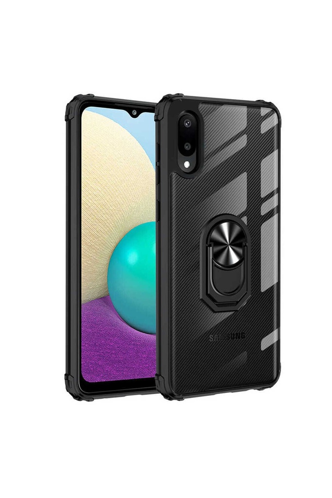 [RNZ-TA53519] Samsung Galaxy A02 Uyumlu Kılıf Zore Mola Kapak (Siyah)