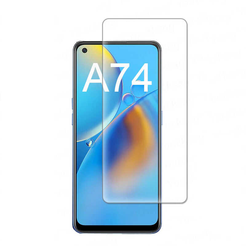Oppo A74 4G Uyumlu Zore Maxi Glass Temperli Cam Ekran Koruyucu