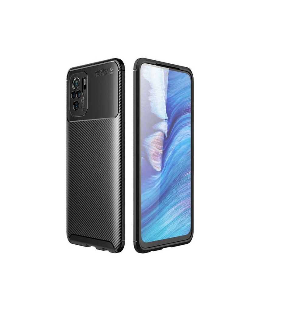 [RNZ-TA52141] Xiaomi Redmi Note 10S Uyumlu Kılıf Zore Negro Silikon Kapak (Siyah)
