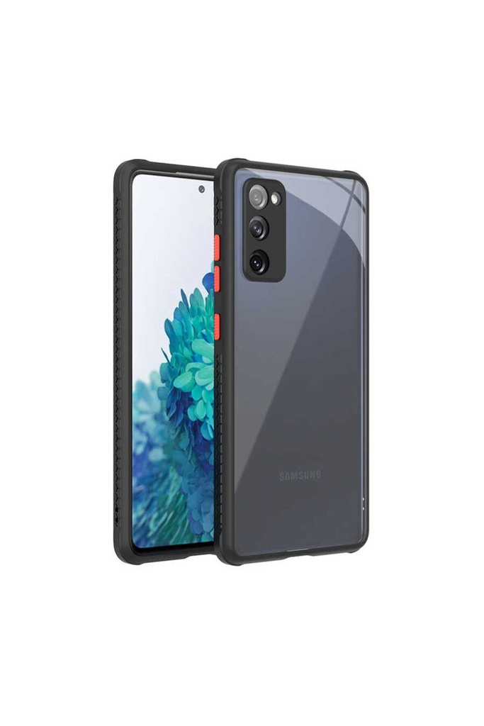 [RNZ-TA51804] Samsung Galaxy S20 FE Uyumlu Kılıf ​​Zore Kaff Kapak (Siyah)