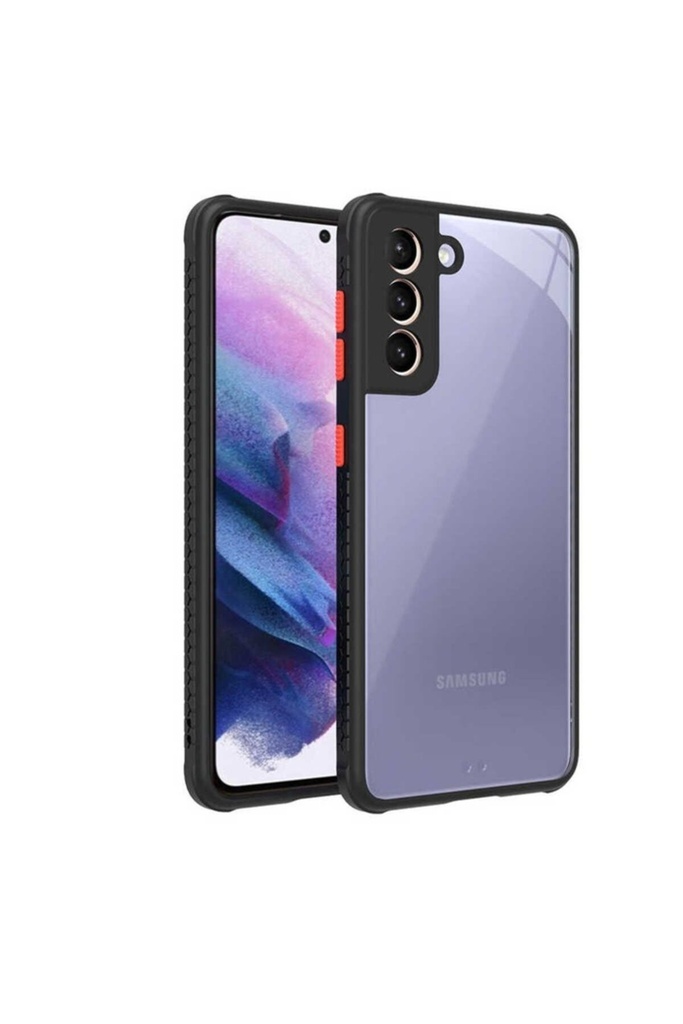 [RNZ-TA51809] Samsung Galaxy S21 Uyumlu Kılıf ​​Zore Kaff Kapak (Siyah)