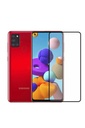 Samsung Galaxy A21S Uyumlu Zore Kenarları Kırılmaya Dayanıklı Cam Ekran Koruyucu