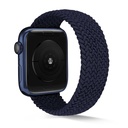Apple Watch 38mm Uyumlu Kordon Örgü İşlemeli Esnek KRD-38 Small Kordon