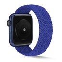 Apple Watch 38mm Uyumlu Kordon Örgü İşlemeli Esnek KRD-38 Small Kordon